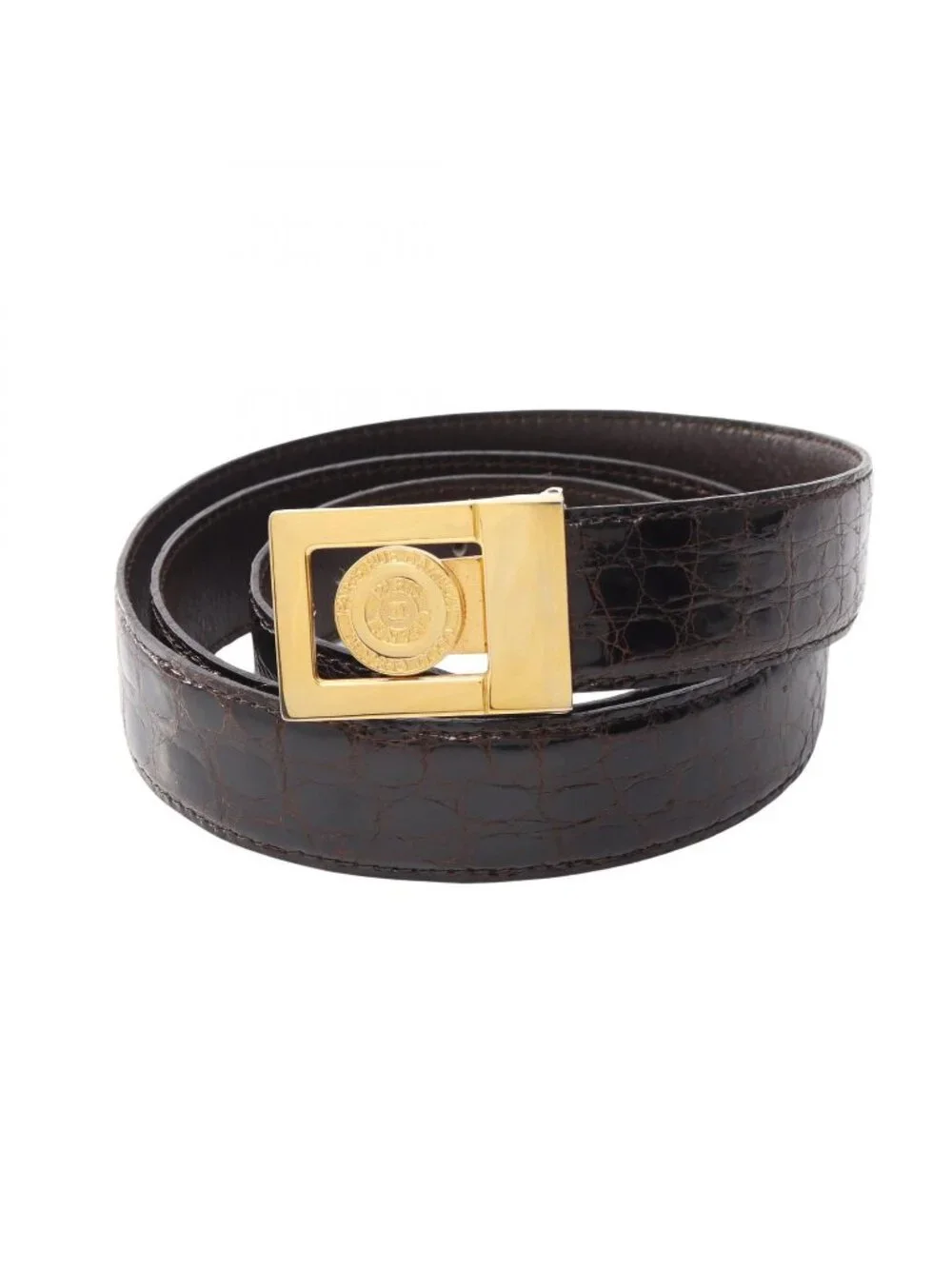 Chanel Belt CC Logo Vintage Exotic Cles the